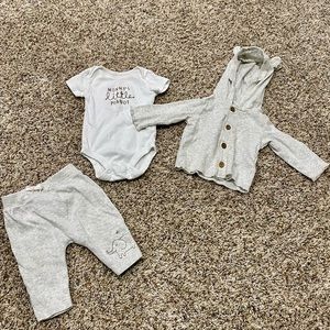 Carter’s Neutral Cardigan Set